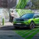 Opel, auto, zelené