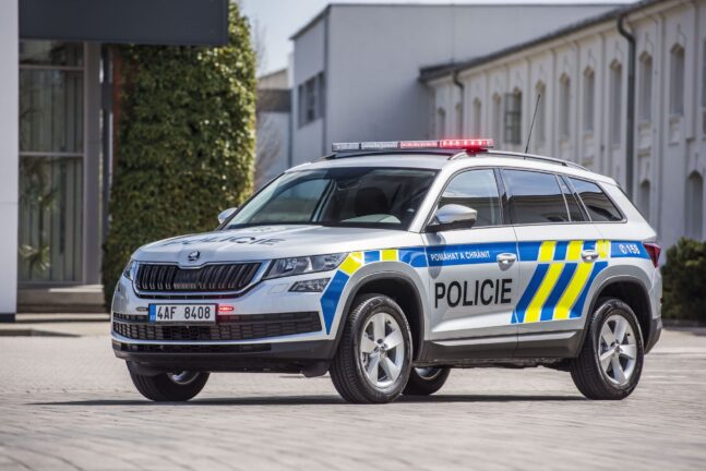 Škoda Kodiaq policie