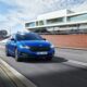 Škoda Octavia, auto, modré