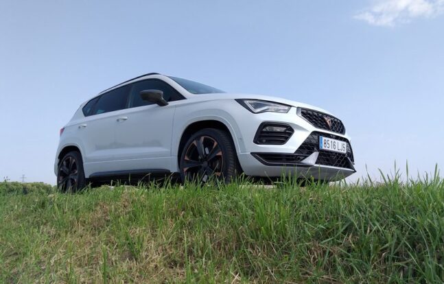 auto, bílé, Ateca Cupra