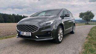 auto, šedé, Ford, S-Max