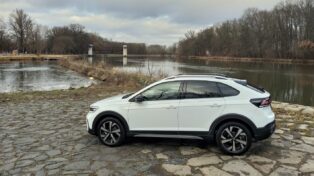 auto, bílé, Volkwagen Taigo