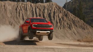 pick-up, oranžové, Ford Raptor