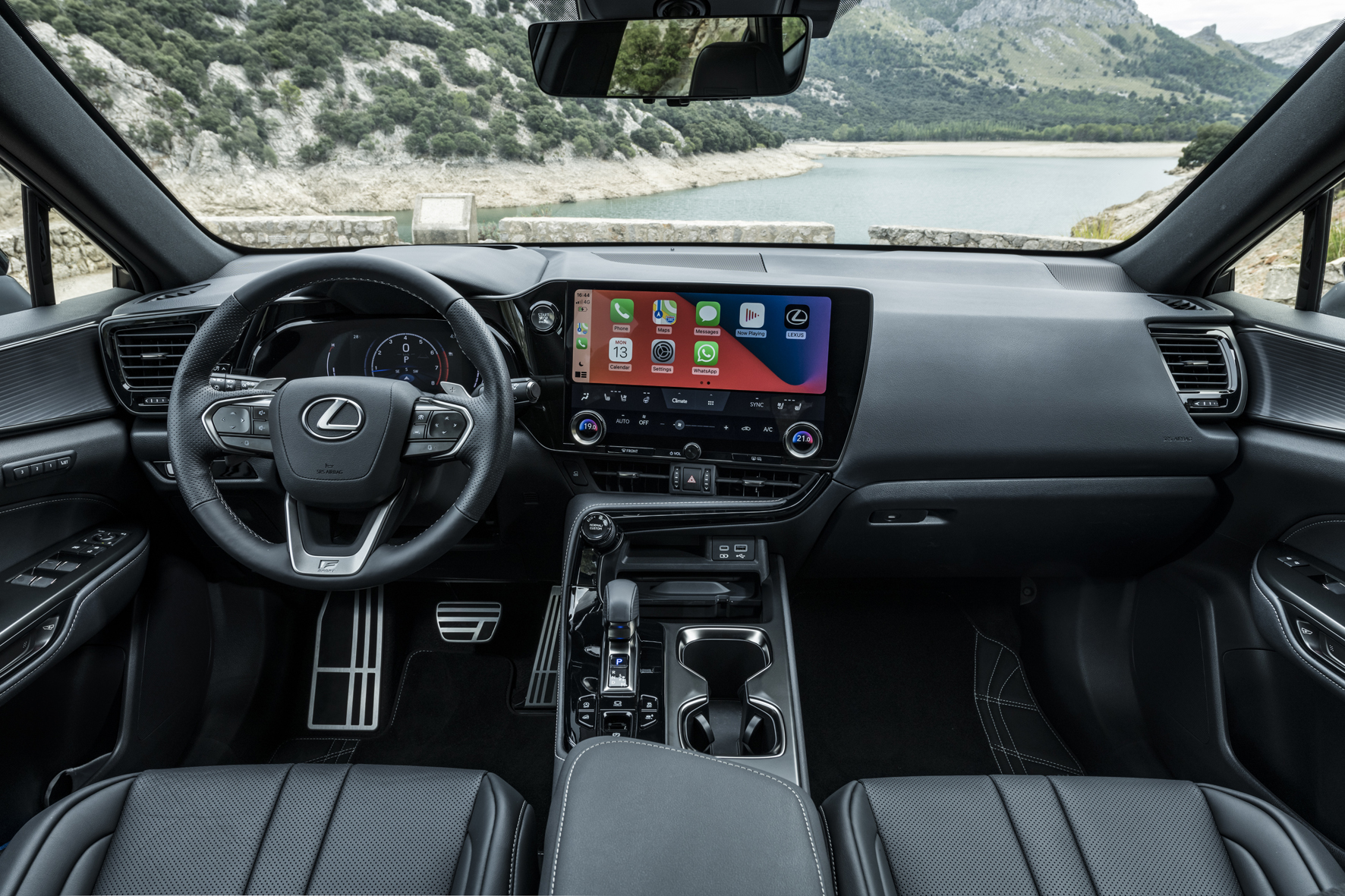 auto, interiér, Lexus NX