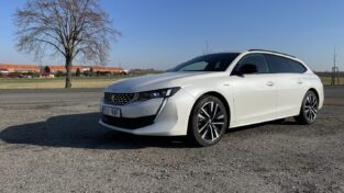 auto, bílé, Peugeot 508 SW