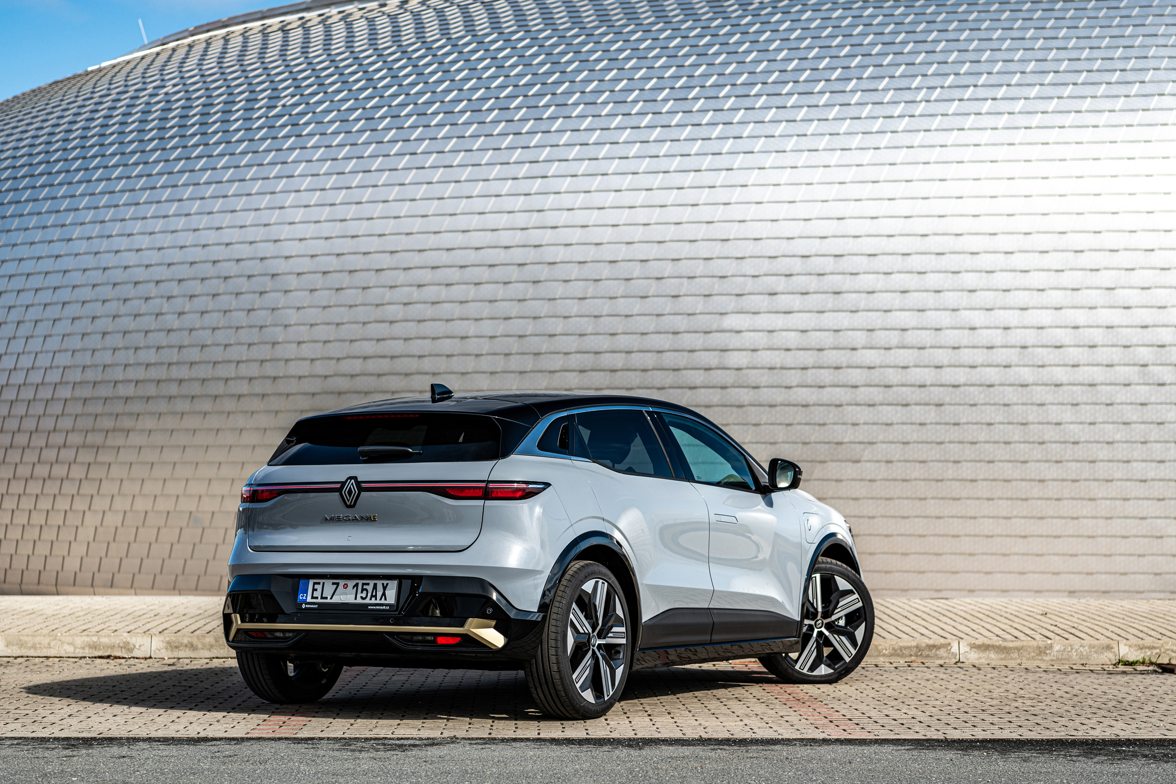 auto, šedé, Renault, Megane, elektromobil