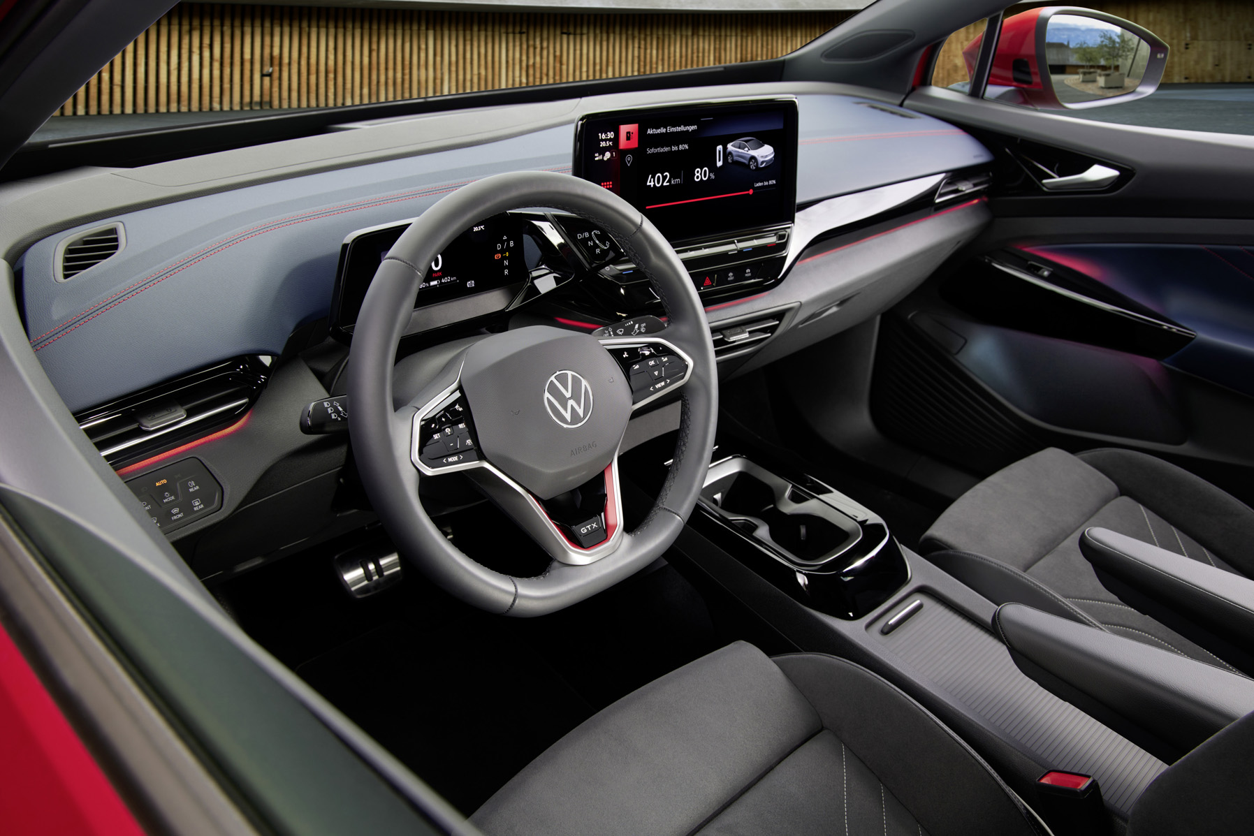 auto, interiér, Volkswagen, ID.5 GTX