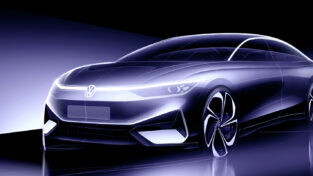 auto, skica, design, Volkswagen ID. Aero