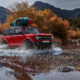 auto, červené, off-road, ford bronco