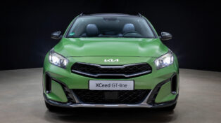 auto, zelené, Kia XCeed