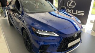 auto, modré, Lexus RX