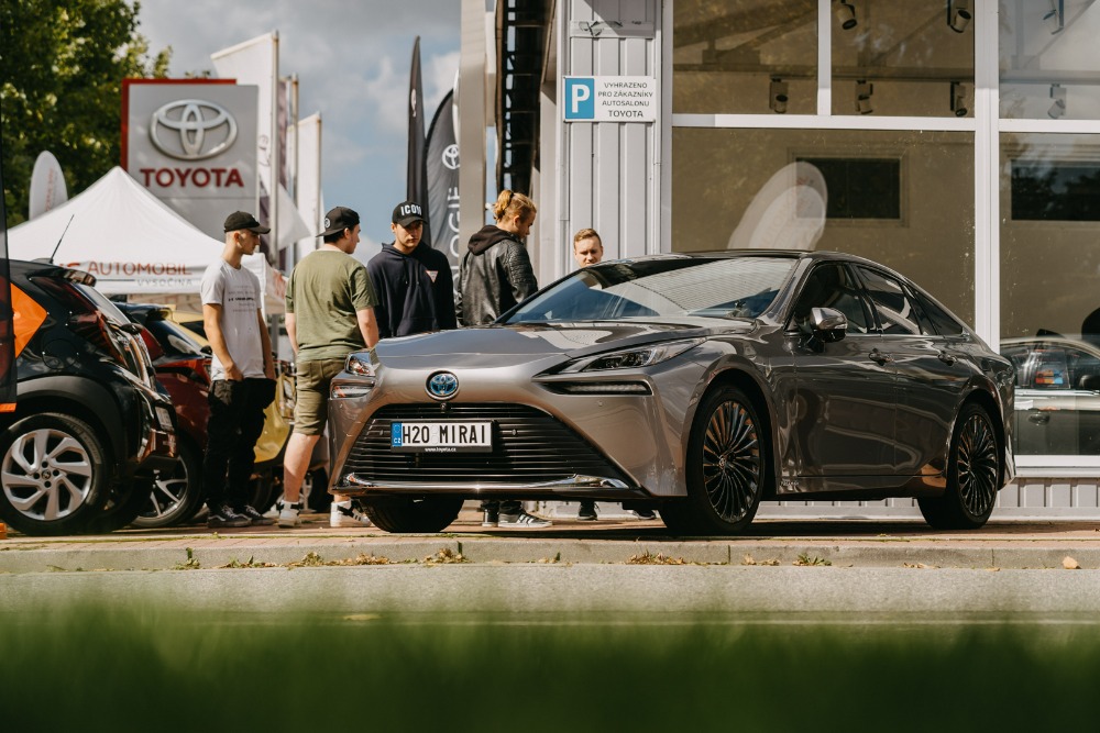 toyota, mirai, auto, vodík