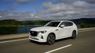 auto, bílé, Mazda, CX-60