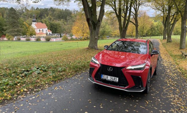 auto, červené, Lexus, NX