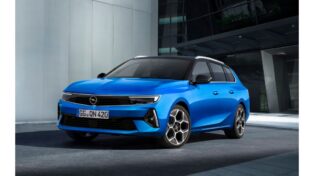 auto, modré, opel astra ST