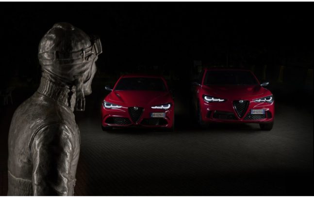 Alfa Romeo Giulia, Stelvio, Quadrifoglio , auta, červená