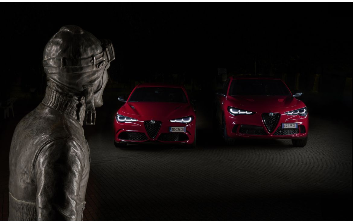 Alfa Romeo Giulia, Stelvio, Quadrifoglio , auta, červená