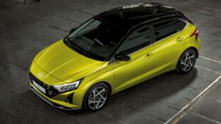 Hyundai i20, auto, žluté