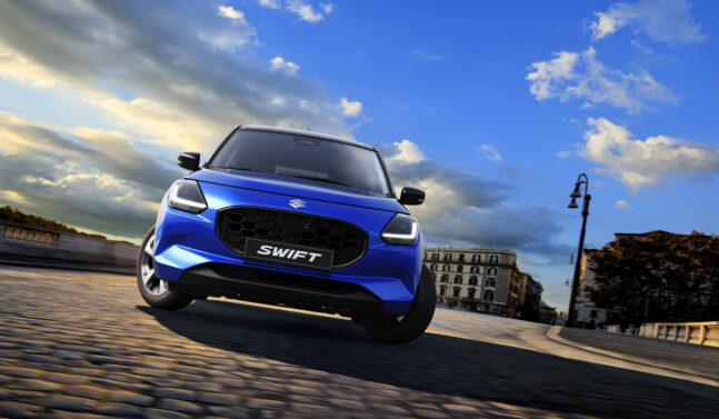 Suzuki Swift, auto, modré