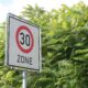snížení rychlosti, 30 km/h